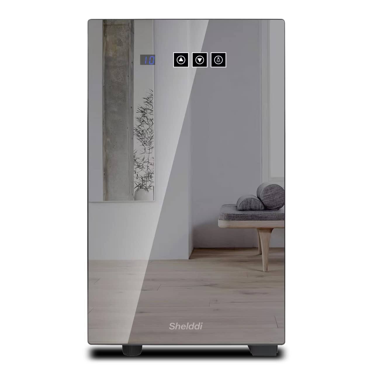 UNISEX S/M Shelddi 小型冷蔵庫 23L 静音 おしゃれ 省エネ ミニ電子